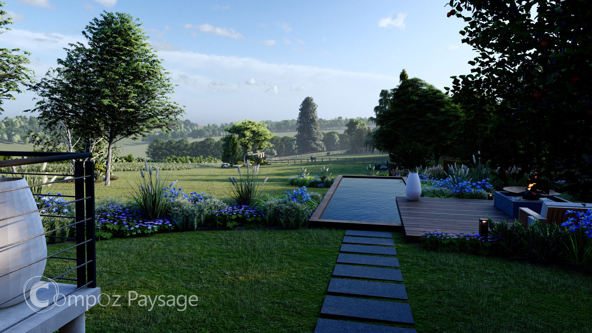Image 3D (Lumion) d'un projet conçu en 2021