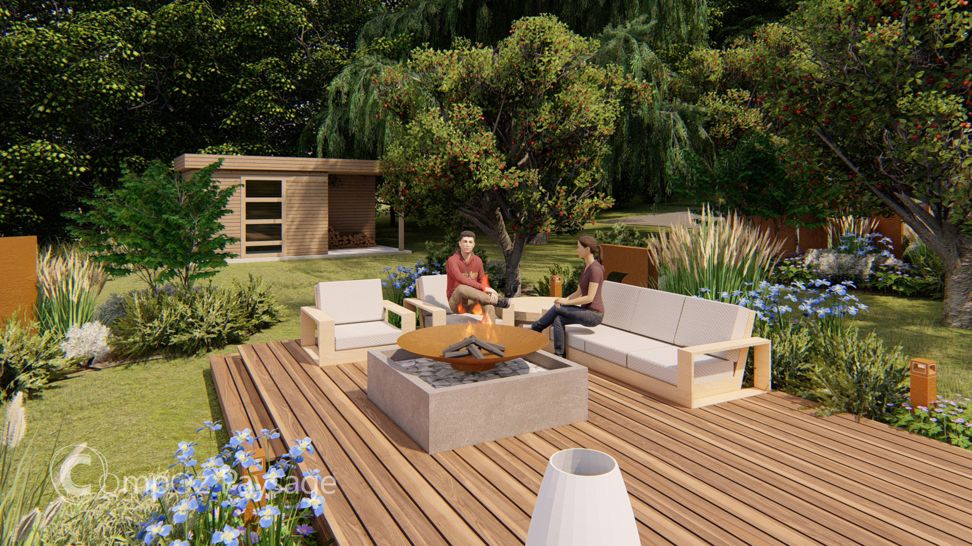 Image 3D (Lumion) d'un projet conçu en 2021
