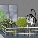 Projet d'aménagement d'un balcon conçu en 2024