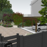 Projet d'aménagement et de végétalisation d'un jardin conçu en 2025